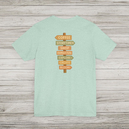 The Wild Daisy Sign Post Women's Bella Canvas Short Sleeve Tee
