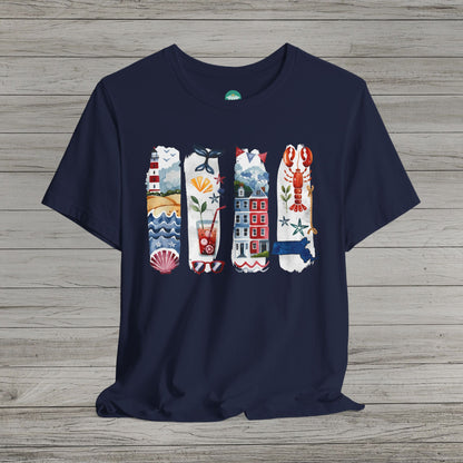 Explore Massachusetts Bella Canvas Tee