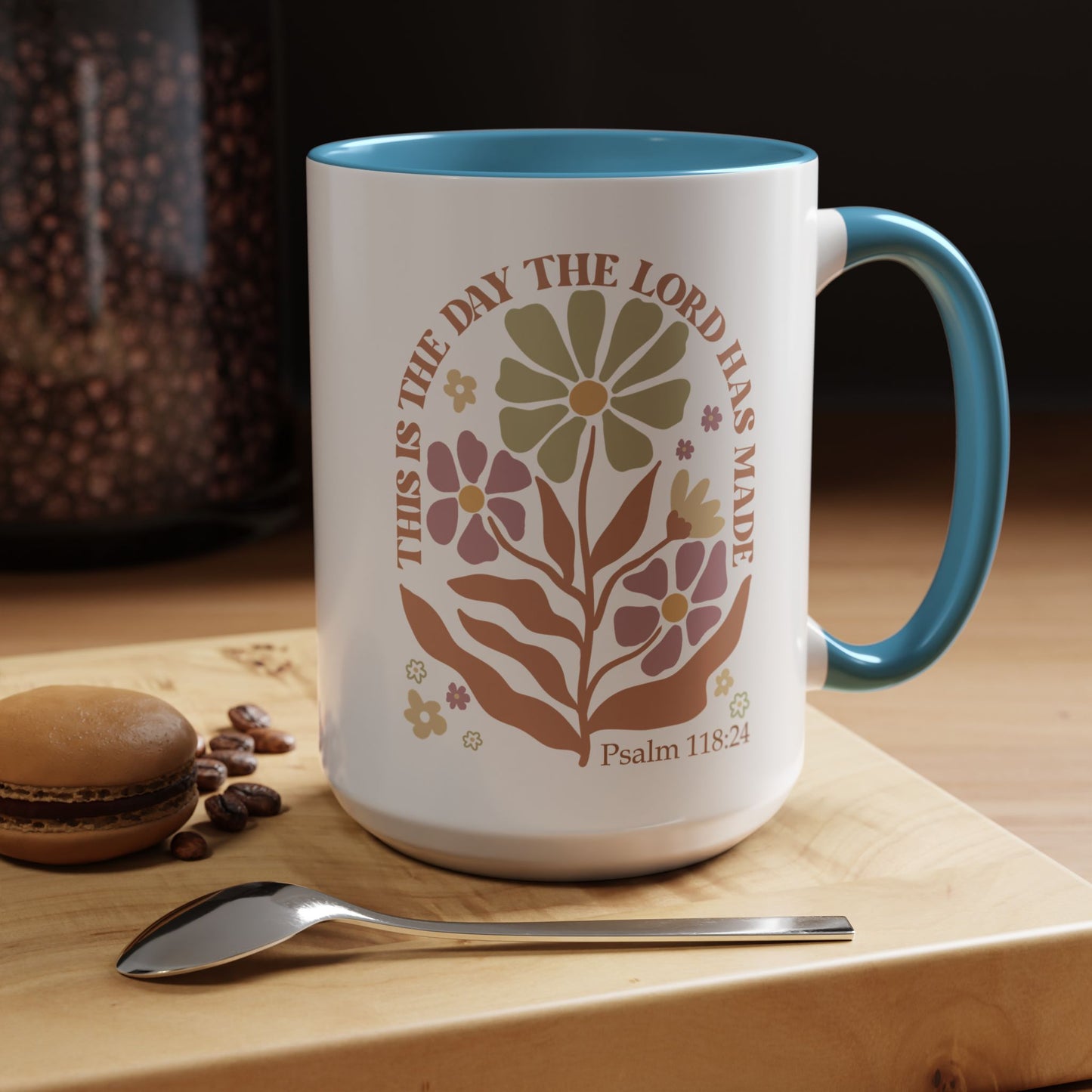 This is the Day the Lord Has Made Accent Coffee Mug (11, 15oz)