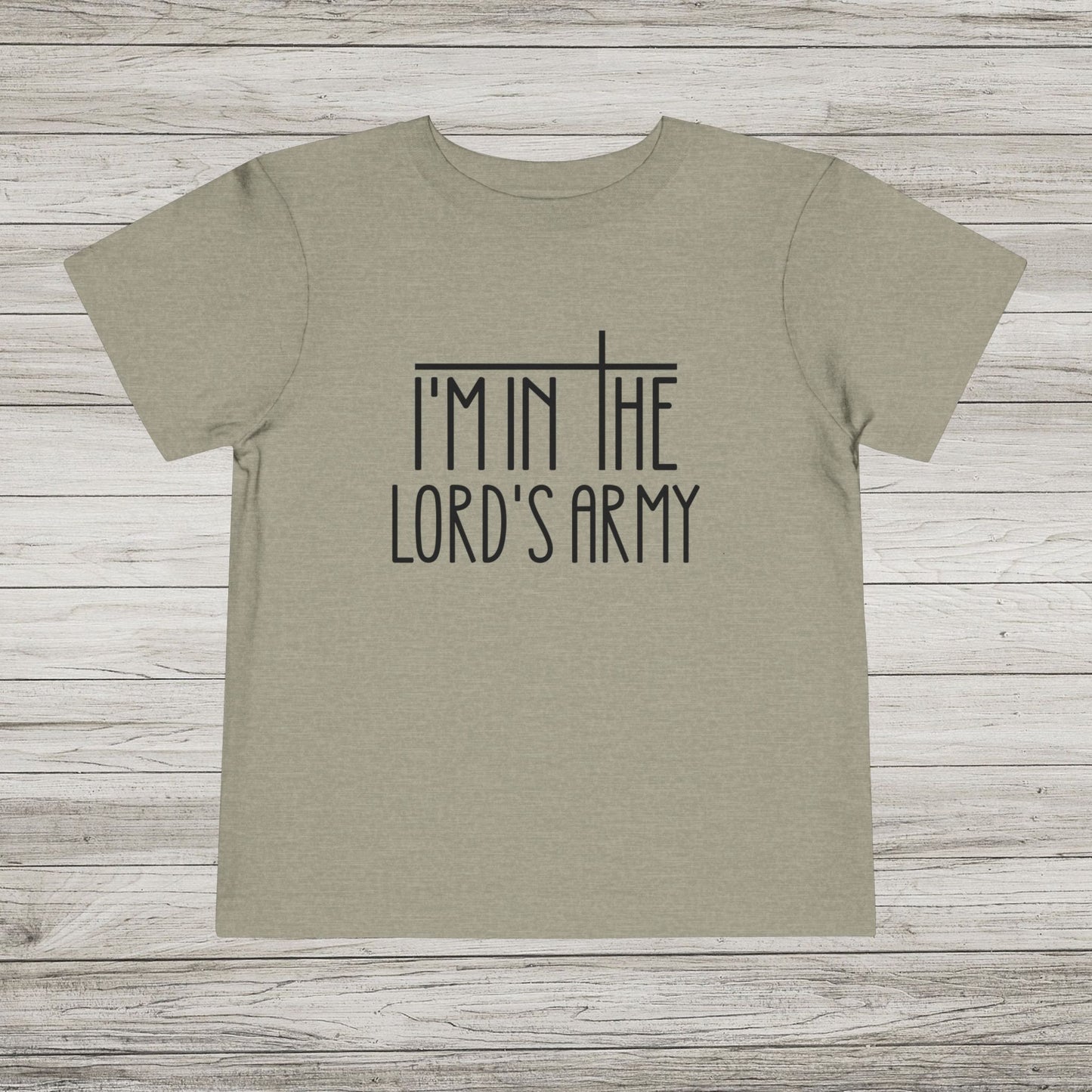 I'm in the Lord's Army Bella Canvas Toddler Tee