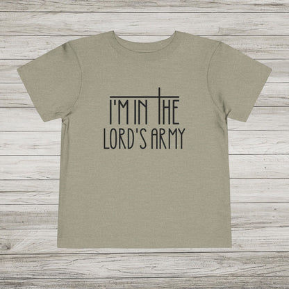 I'm in the Lord's Army Bella Canvas Toddler Tee