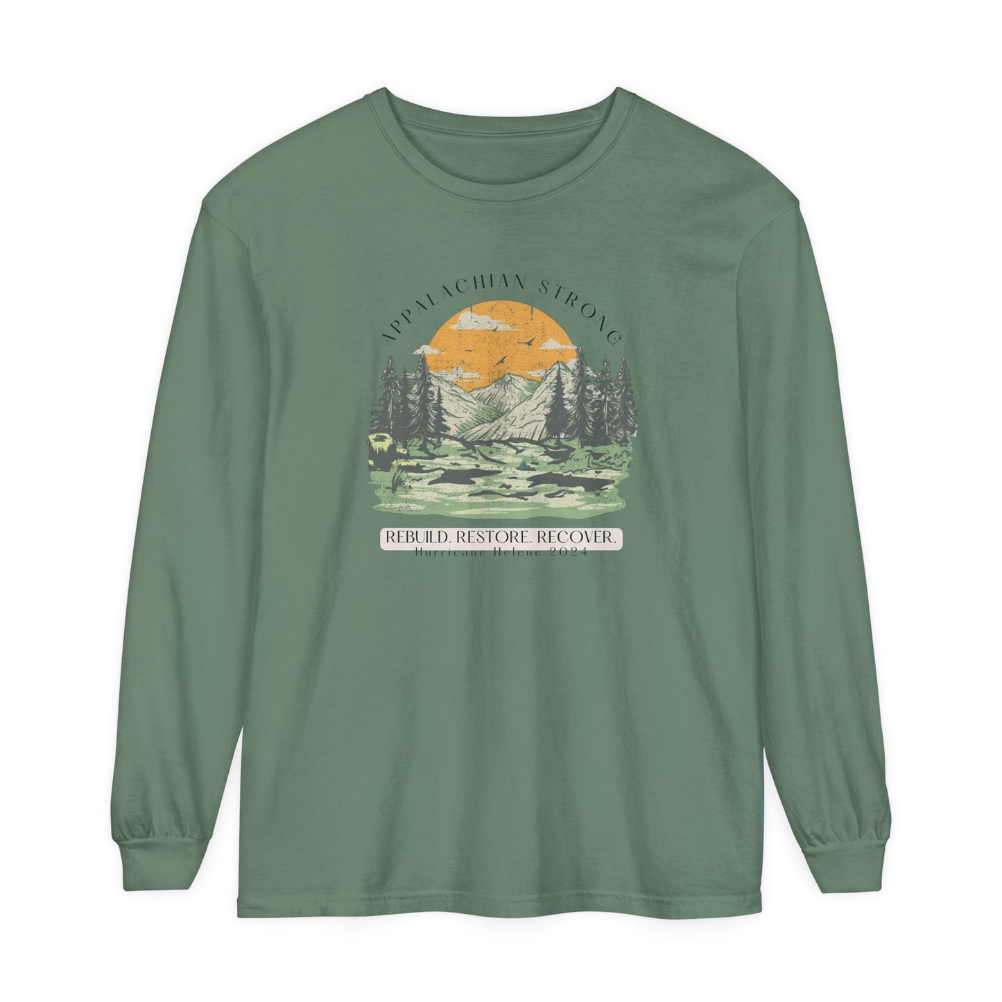 Appalachian Strong Garment-dyed Long Sleeve T-Shirt