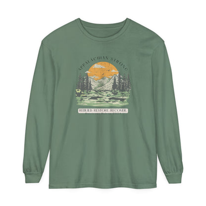 Appalachian Strong Garment-dyed Long Sleeve T-Shirt