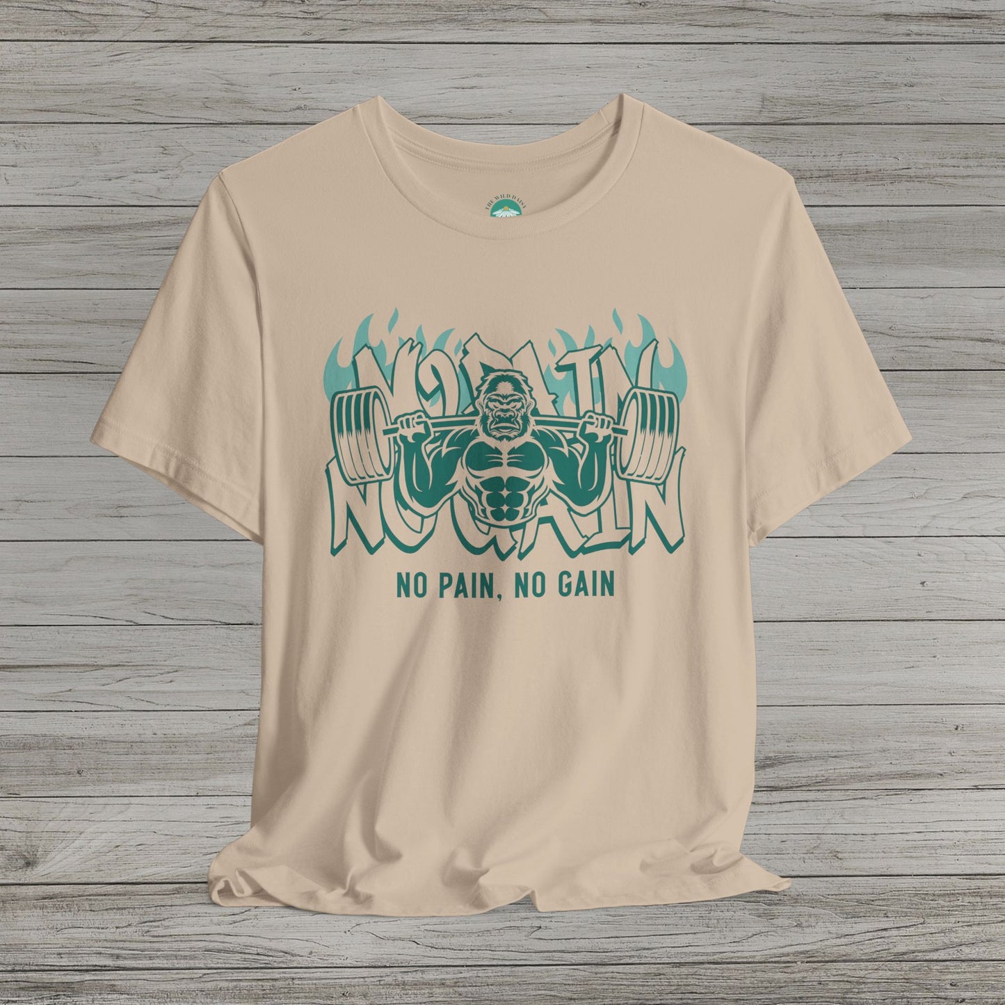 No Pain No Gain Jersey Short Sleeve Tee