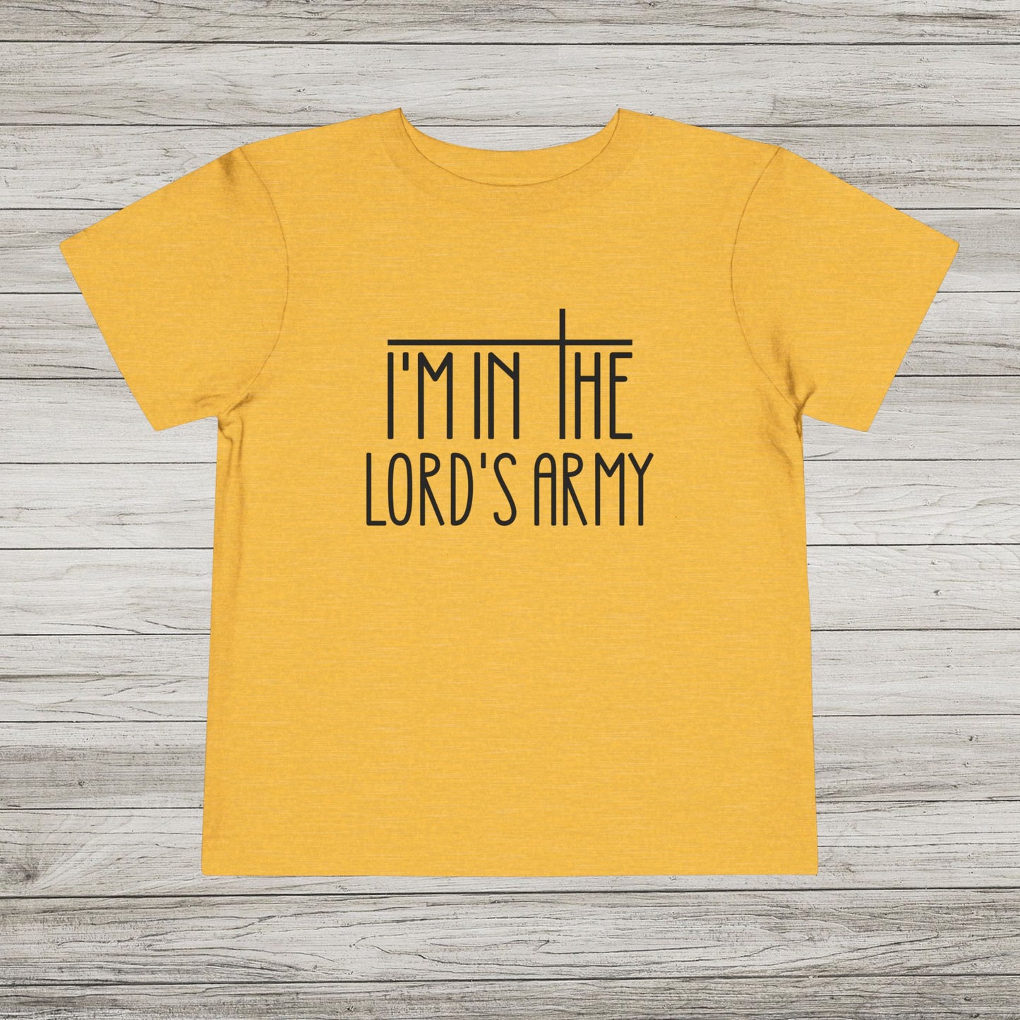 I'm in the Lord's Army Bella Canvas Toddler Tee