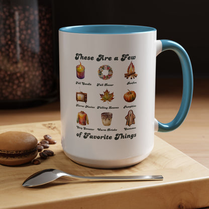 Fall Favorites - Accent Coffee Mug (11, 15oz)
