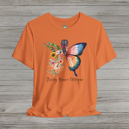 Strong Brave Unique Jersey Short Sleeve Tee