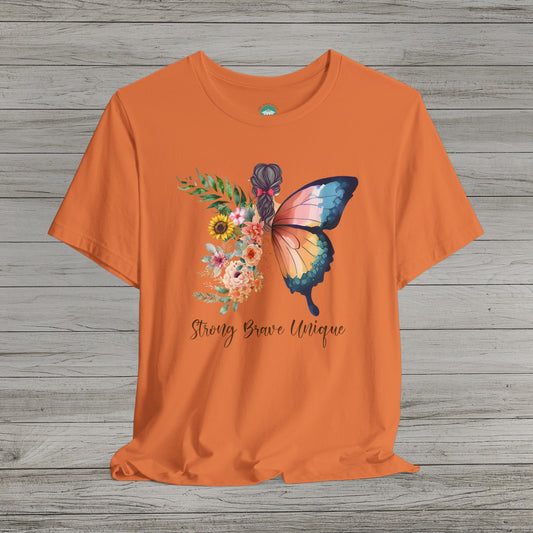 Strong Brave Unique Jersey Short Sleeve Tee