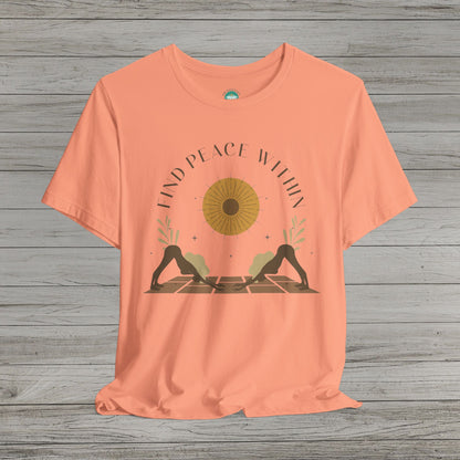 Find Peace Within Jersey Short Sleeve Tee