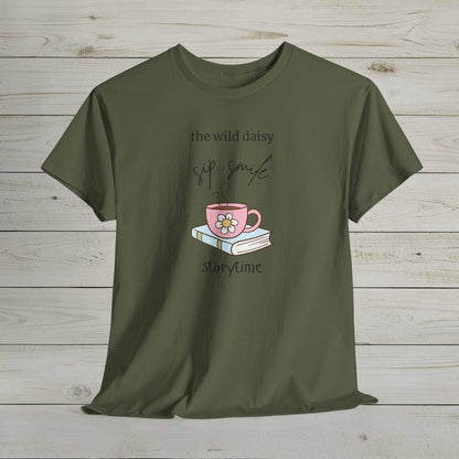 Sip Smile Storytime Heavy Cotton Tee