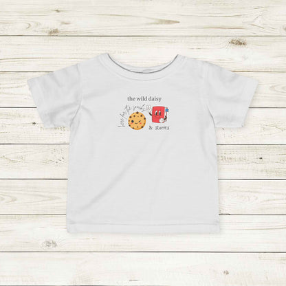 Here for the Stories & Snacks Infant Fine Jersey Tee