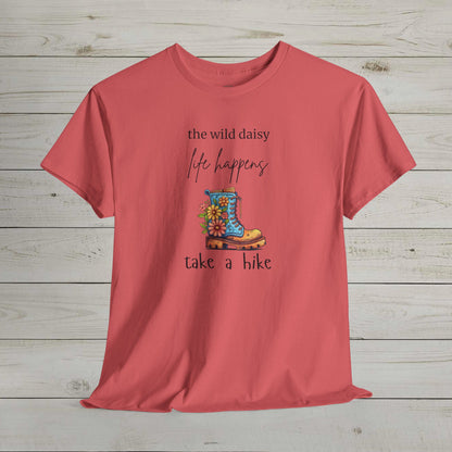 Life Happens Take a Hike Heavy Cotton Tee