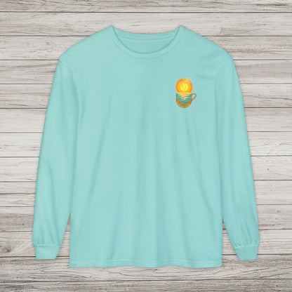 South Coast Coffee Comfort Colors Long Sleeve Tee