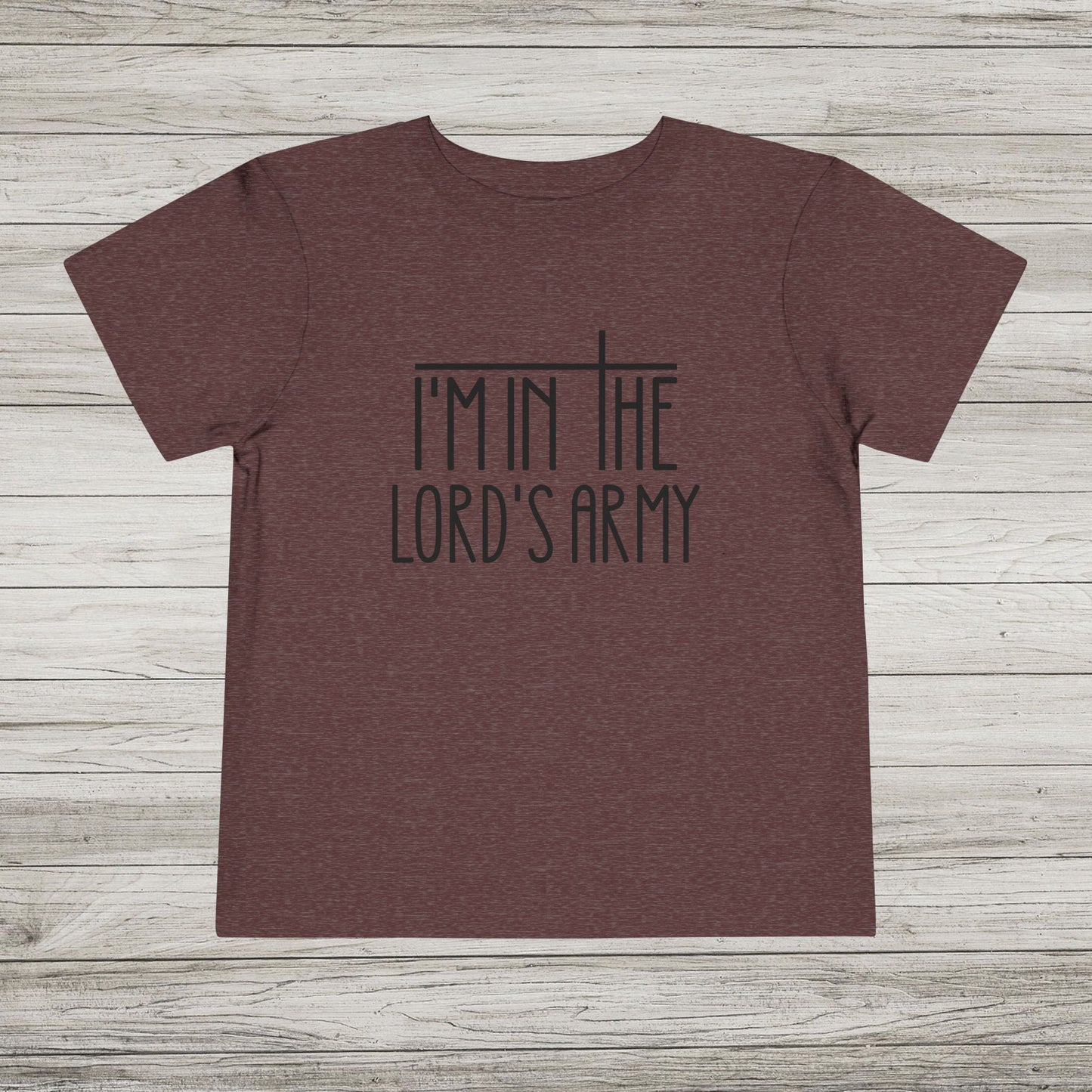 I'm in the Lord's Army Bella Canvas Toddler Tee