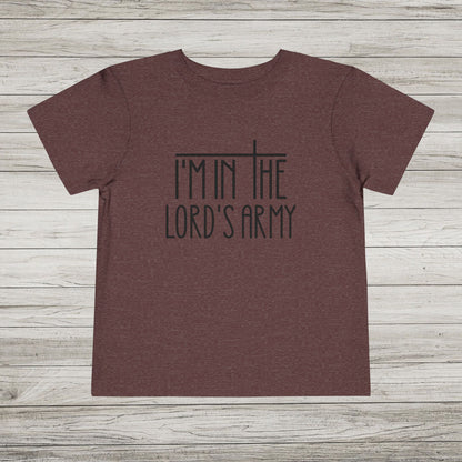 I'm in the Lord's Army Bella Canvas Toddler Tee