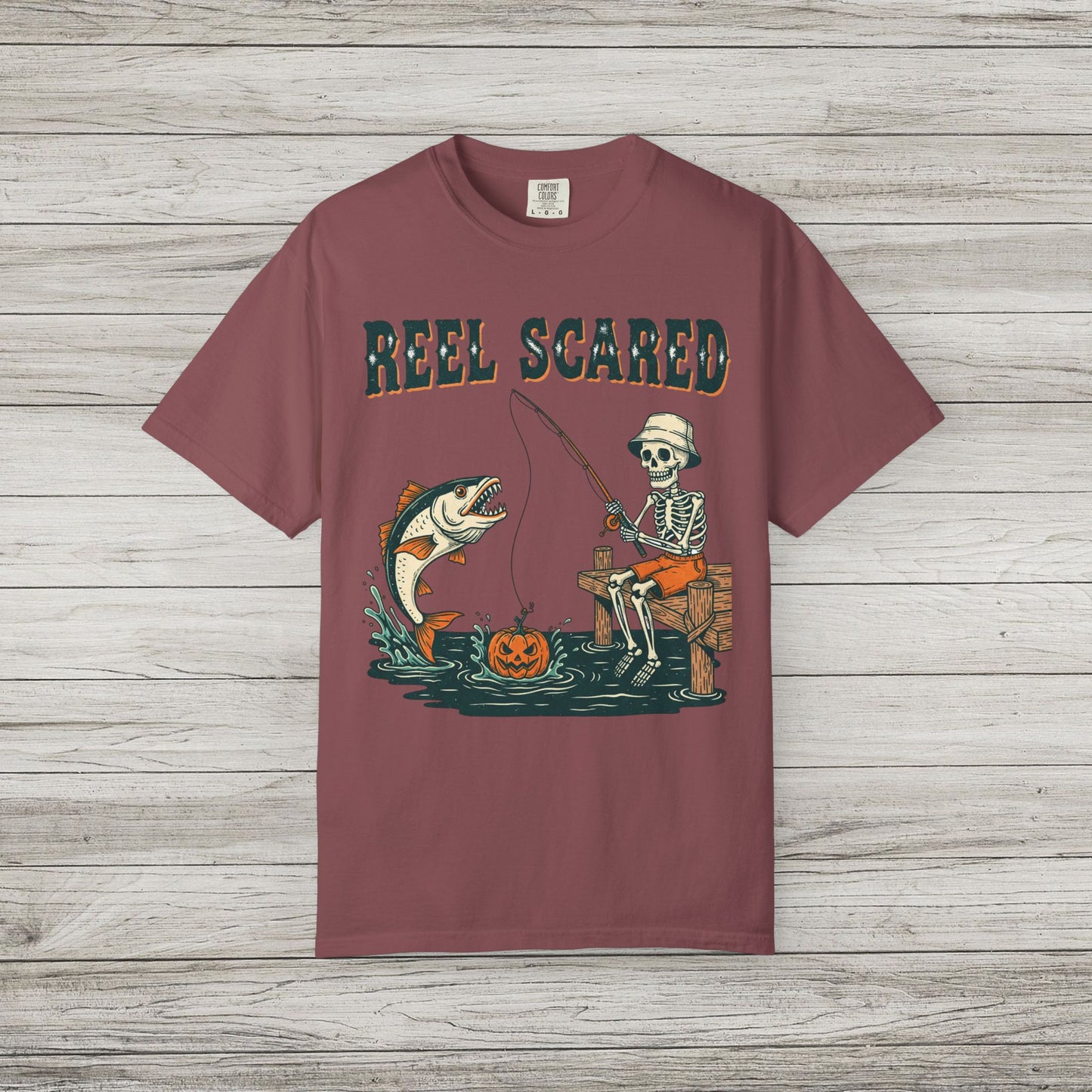 Reel Scared Comfort Colors Tee