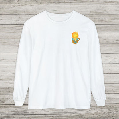 South Coast Coffee Comfort Colors Long Sleeve Tee