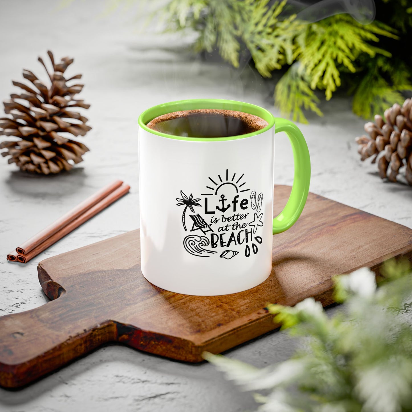 Life Is Better at the Beach Coffee Mug