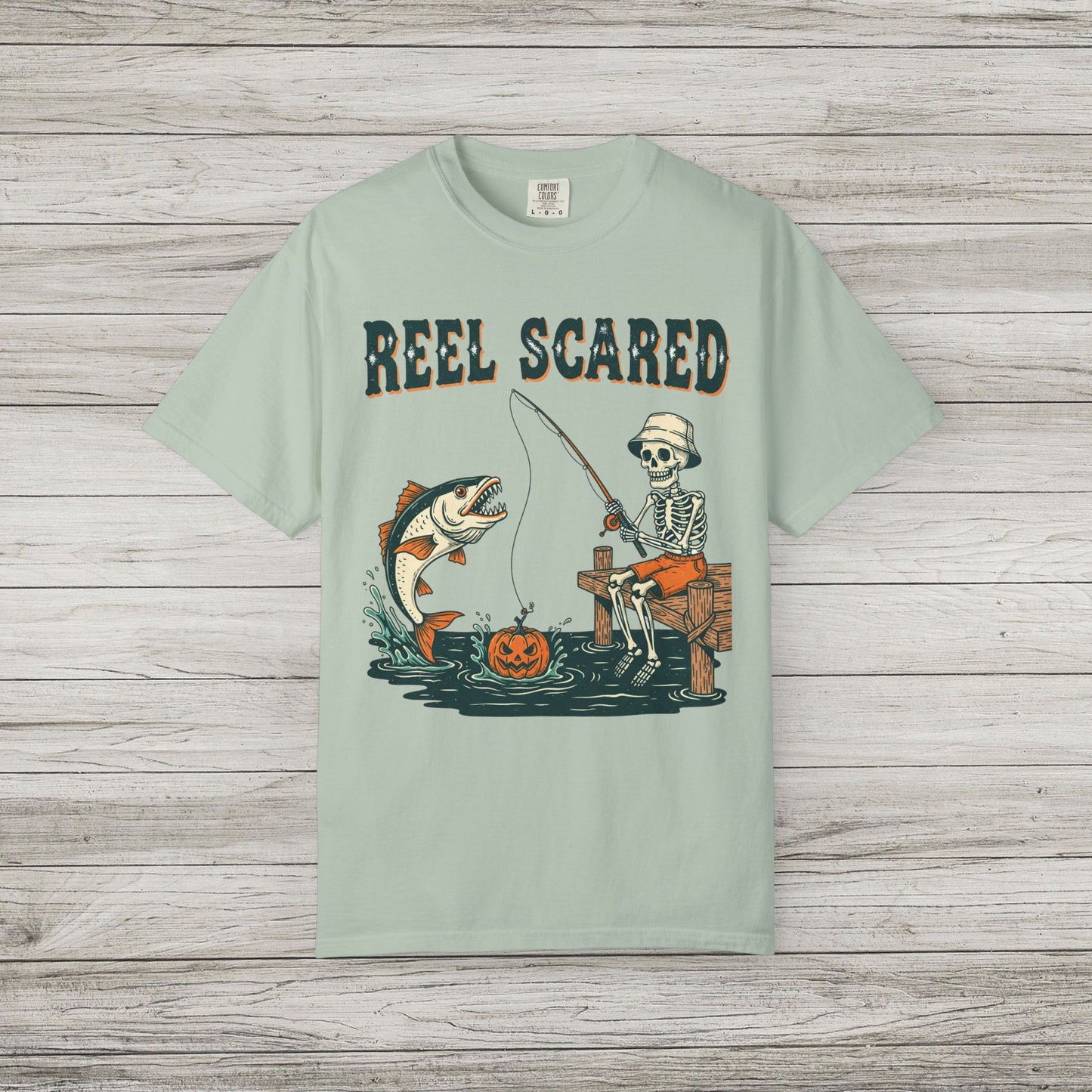 Reel Scared Comfort Colors Tee