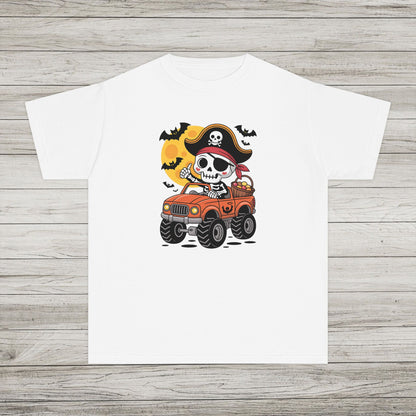 Pirate Skull Youth Comfort Colors Tee