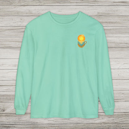 South Coast Coffee Comfort Colors Long Sleeve Tee