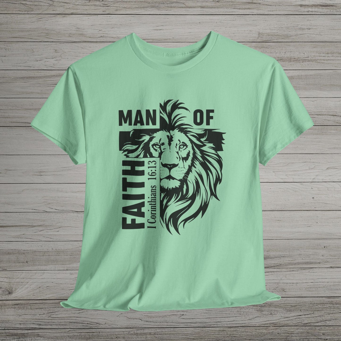 Man of Faith Heavy Cotton Tee