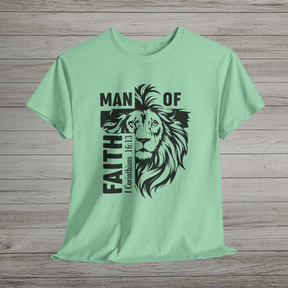 Man of Faith Heavy Cotton Tee
