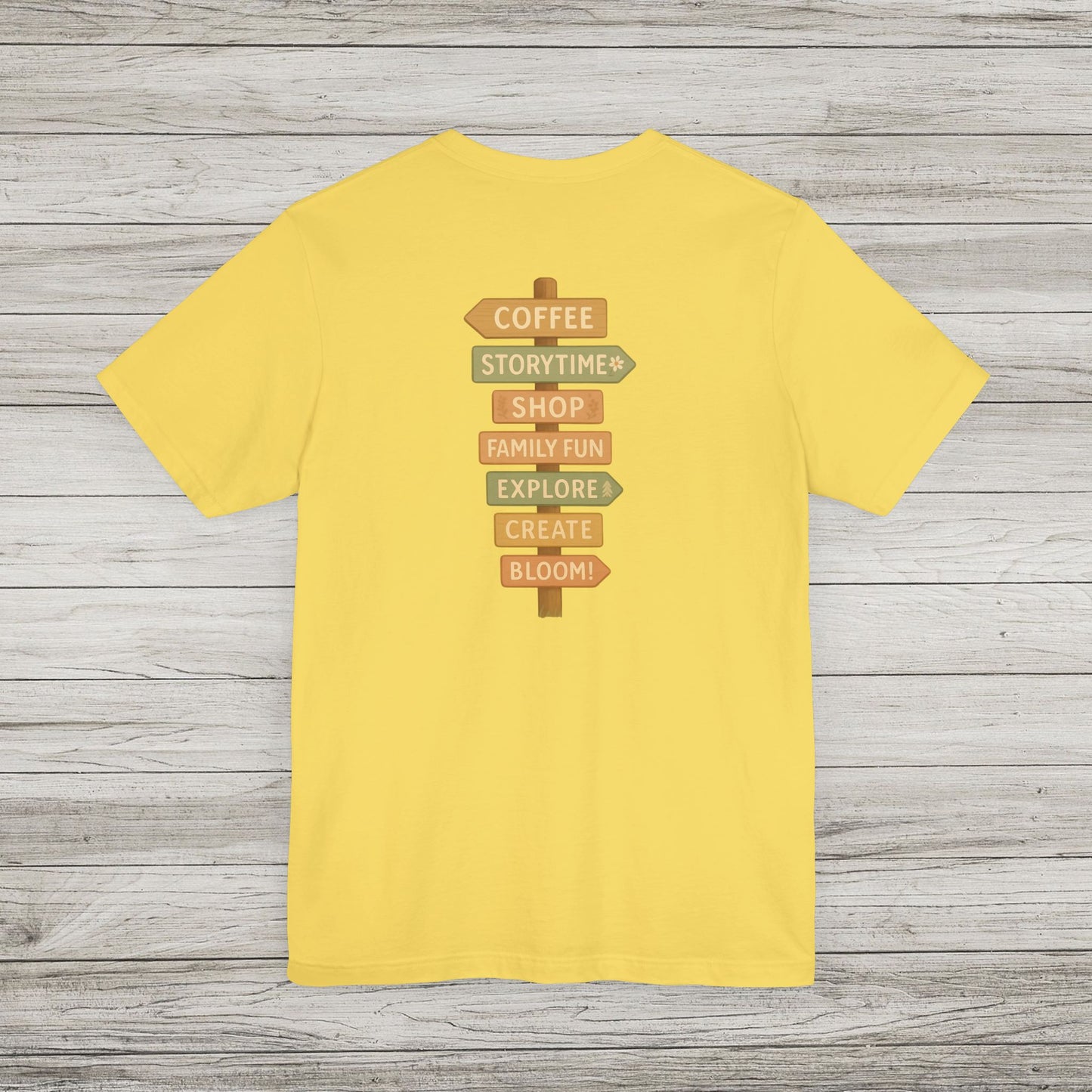 The Wild Daisy Sign Post Women's Bella Canvas Short Sleeve Tee