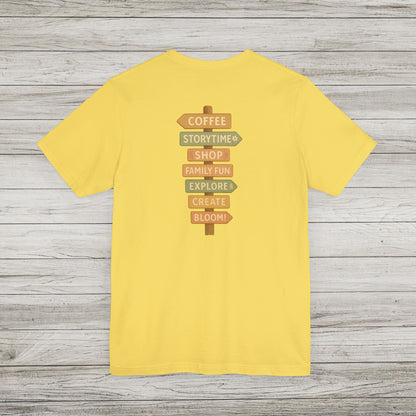 The Wild Daisy Sign Post Women's Bella Canvas Short Sleeve Tee