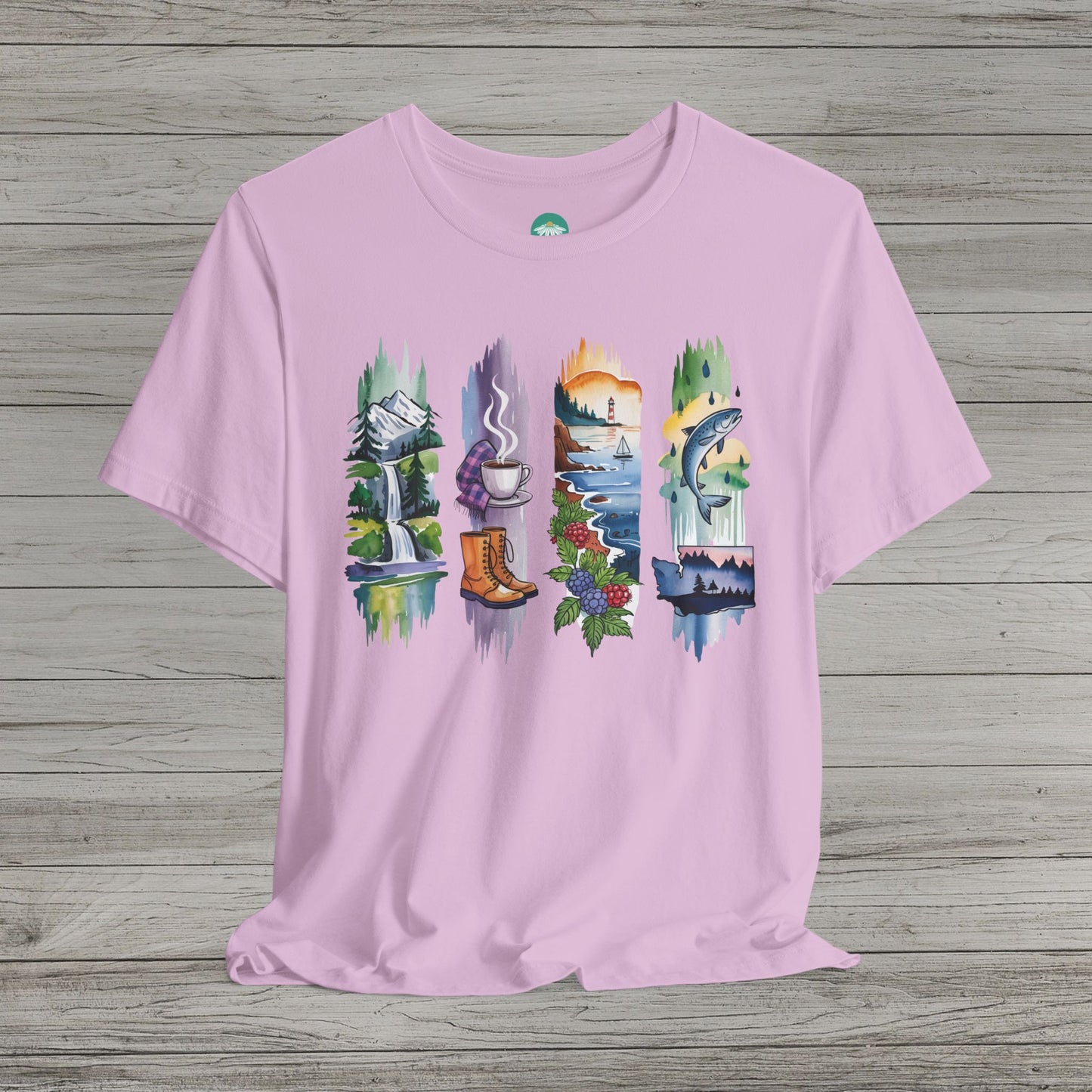 Explore Washington Bella Canvas Short Sleeve Tee