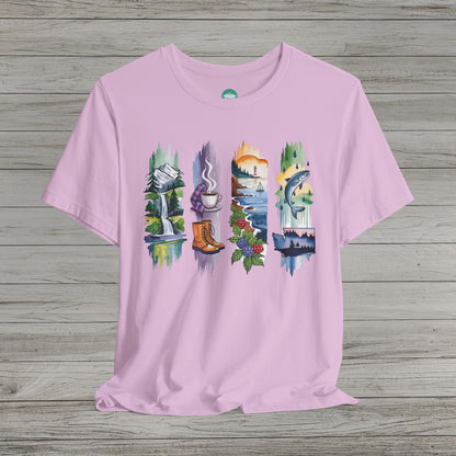 Explore Washington Bella Canvas Short Sleeve Tee