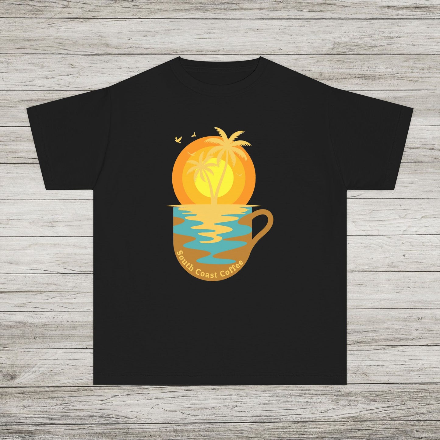 South Coast Coffee Youth Comfort Colors Tee