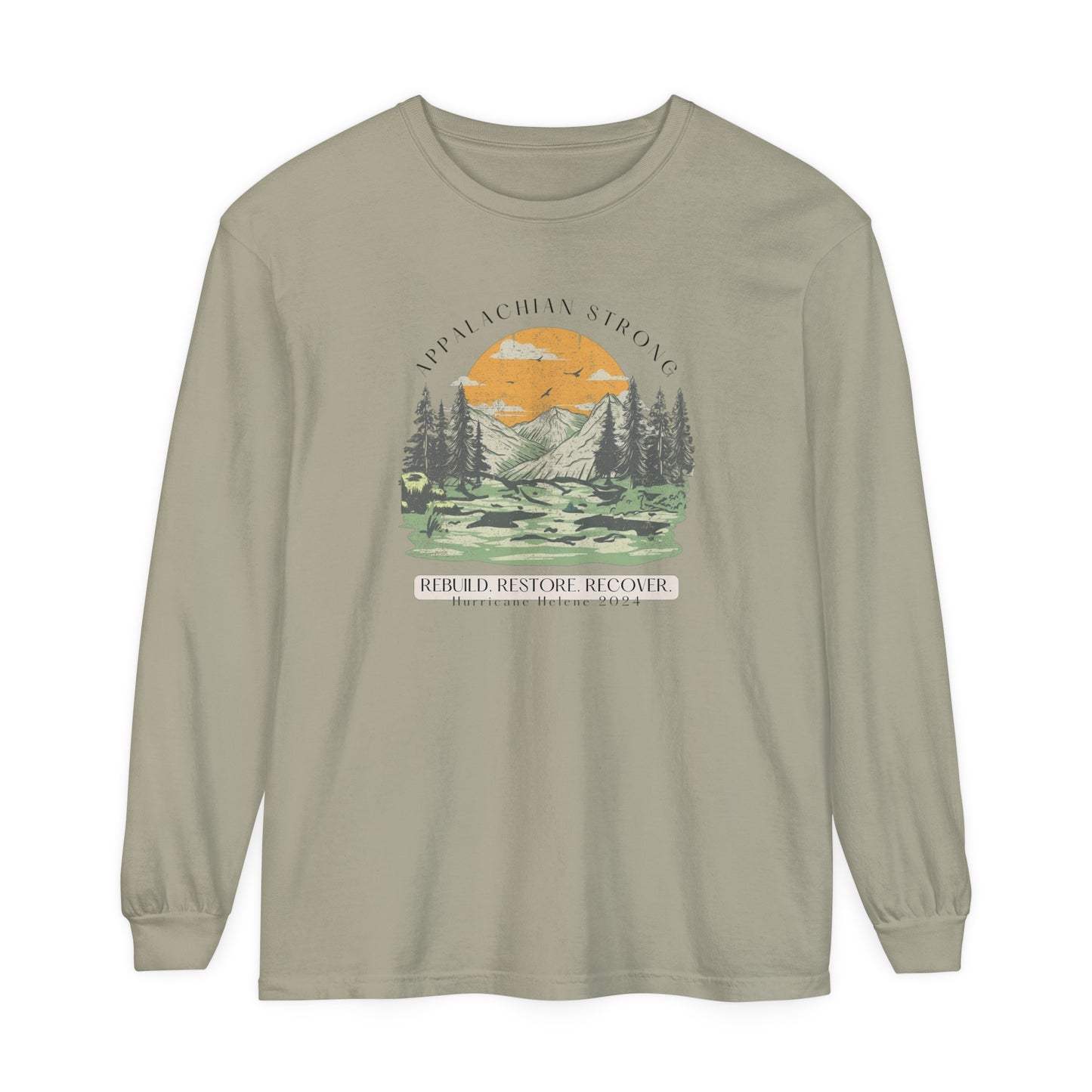 Appalachian Strong Garment-dyed Long Sleeve T-Shirt