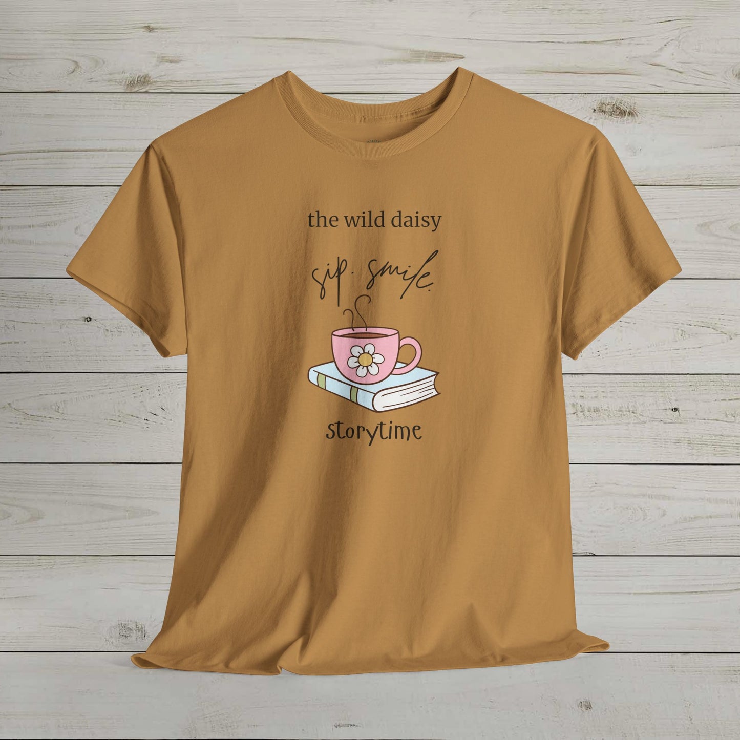 Sip Smile Storytime Heavy Cotton Tee