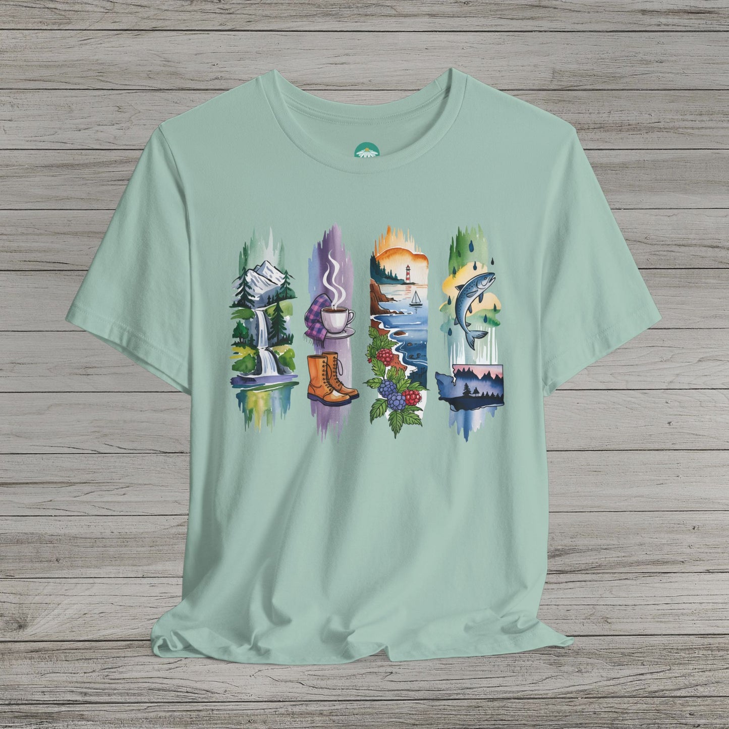 Explore Washington Bella Canvas Short Sleeve Tee