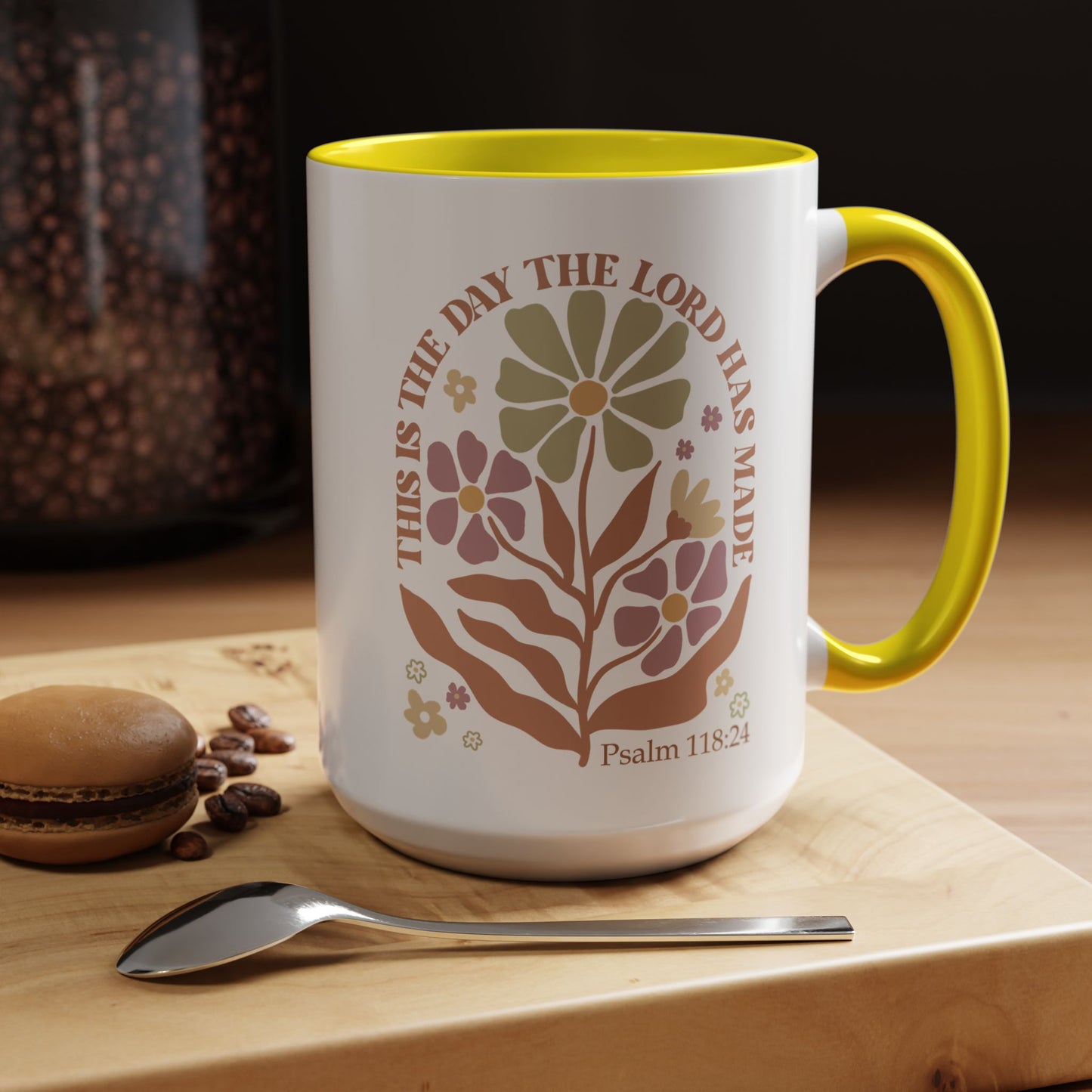 This is the Day the Lord Has Made Accent Coffee Mug (11, 15oz)