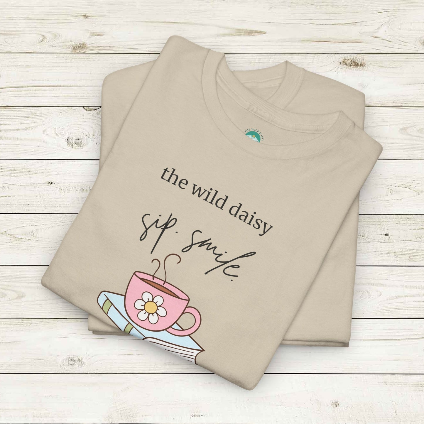 Sip Smile Storytime Heavy Cotton Tee