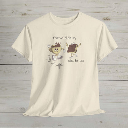 Cups of Coffee Tales for Tots Heavy Cotton Tee