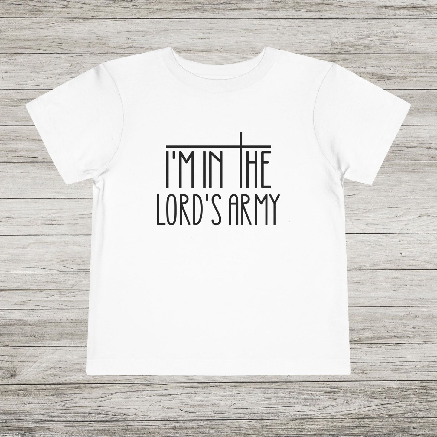 I'm in the Lord's Army Bella Canvas Toddler Tee