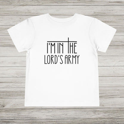 I'm in the Lord's Army Bella Canvas Toddler Tee