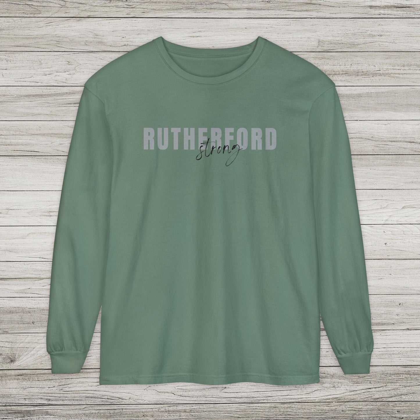 Rutherford Strong Garment-dyed Long Sleeve T-Shirt