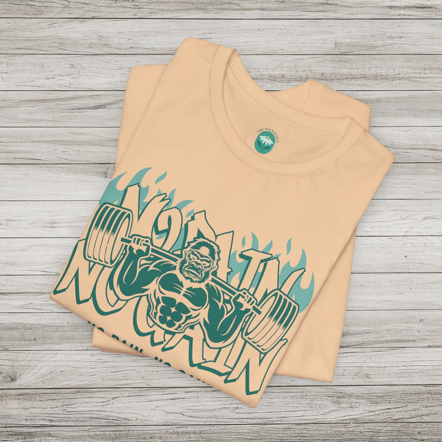 No Pain No Gain Jersey Short Sleeve Tee