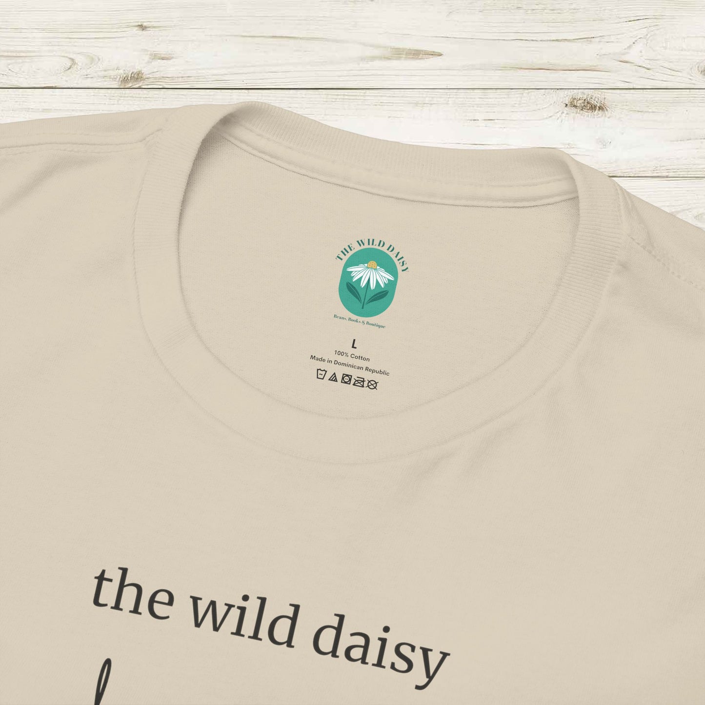 Keep Calm and Daisy On Heavy Cotton Tee