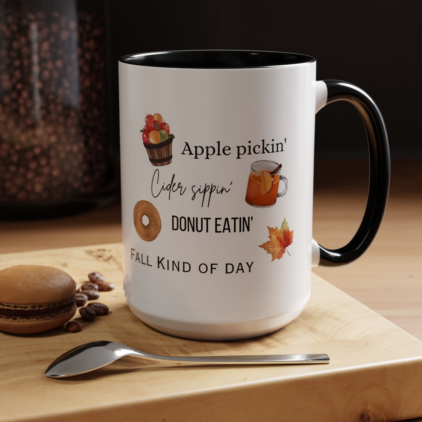 Fall Kind of Day - Accent Coffee Mug (11, 15oz)