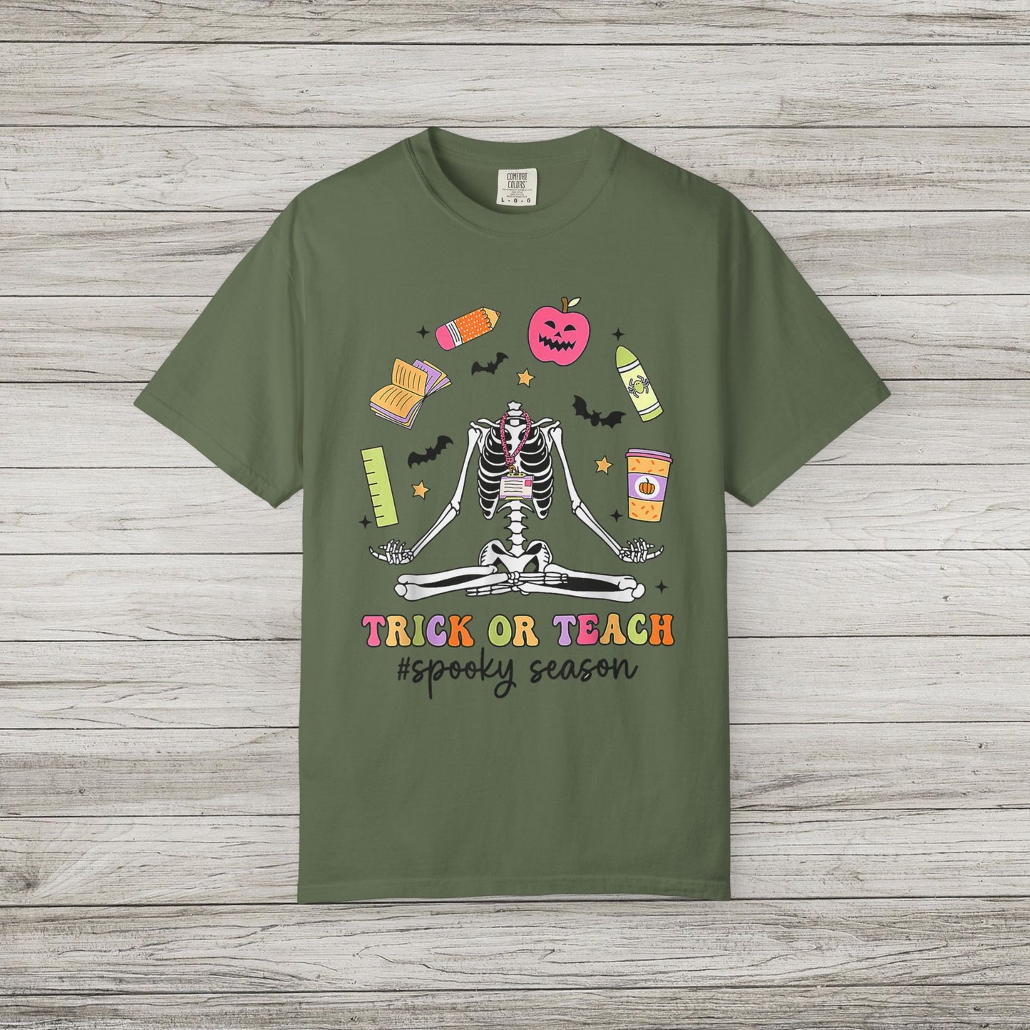 Trick or Teach Comfort Colors Tee