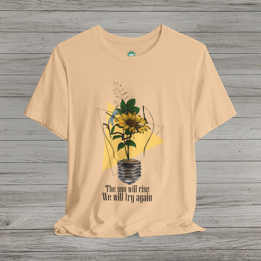The Sun Will Rise Jersey Short Sleeve Tee