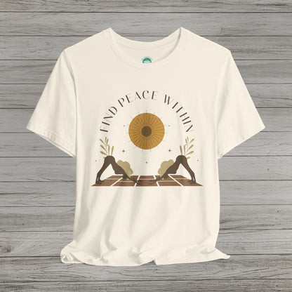 Find Peace Within Jersey Short Sleeve Tee