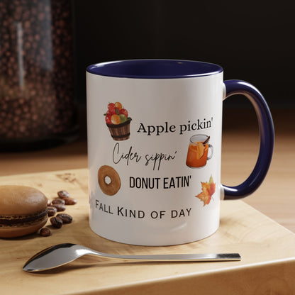 Fall Kind of Day - Accent Coffee Mug (11, 15oz)