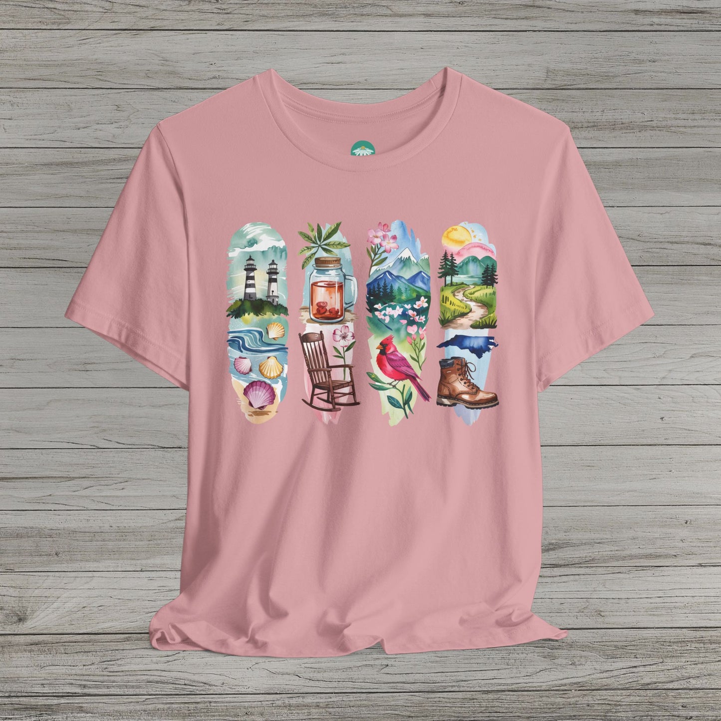 Explore North Carolina Bella Canvas Short Sleeve Tee