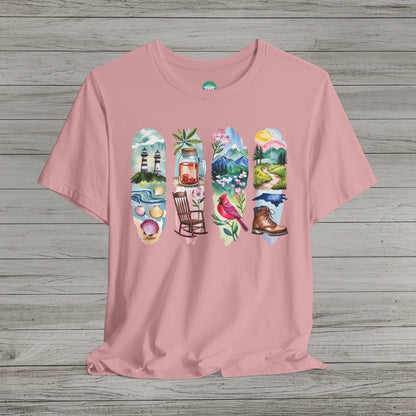 Explore North Carolina Bella Canvas Short Sleeve Tee